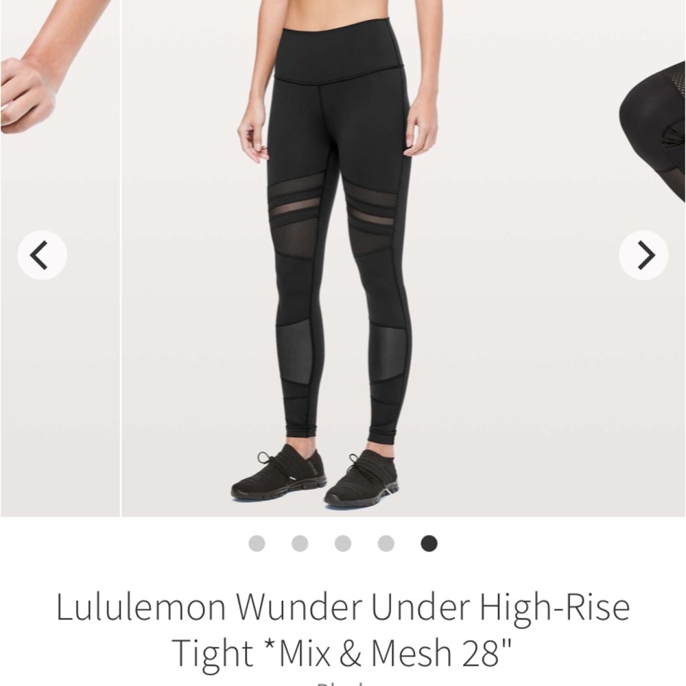 Lululemon Wunder Under High-Rise Tight *Mix & Mesh 28" Size 12